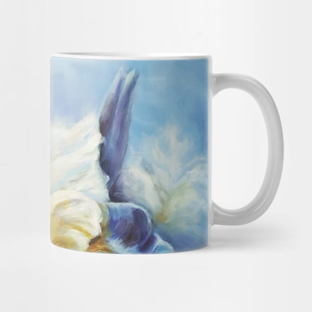 Irises Oil Painting 2 by SPACE ART & NATURE SHIRTS 